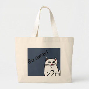 Naughty Cat Jumbo Stoffbeutel