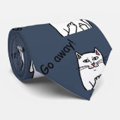 Naughty Cat Krawatte (Gerollt)