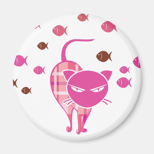 Naughty Cat Magnet (Vorne)