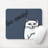 Naughty Cat Mousepad (Mit Mouse)