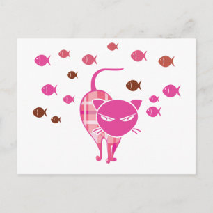 Naughty Cat Postkarte