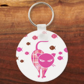 Naughty Cat Schlüsselanhänger (Vorderseite)