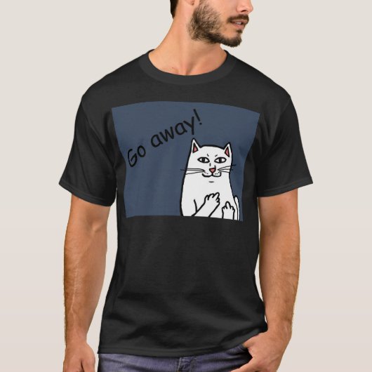 Naughty Cat T-Shirt (Vorderseite)
