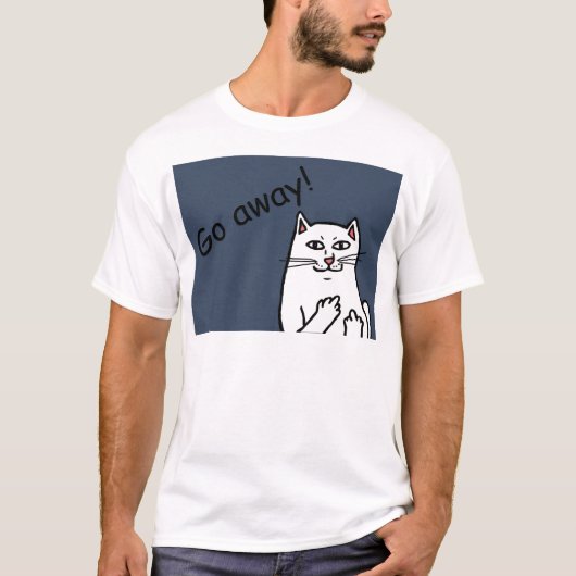 Naughty Cat T-Shirt (Vorderseite)