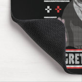 Naughty Cat Xmas hässlich Pulli I Bedret Nothing C Mousepad (Ecke)
