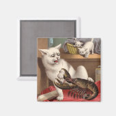 Naughty Cats - Hummer Überraschungsmagnet Magnet (Vorderseite/Rückseite)