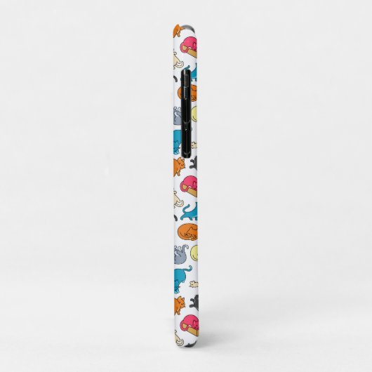 Naughty Cats Kittens Crowd Personalisiert Case-Mate iPhone Hülle (Hinten/Links)