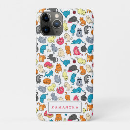 Naughty Cats Kittens Crowd Personalisiert Case-Mate iPhone Hülle