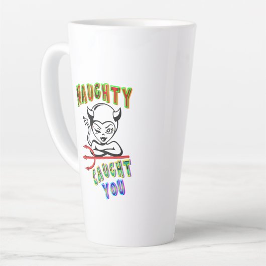 Naughty Caught Milchtasse (Linke Ecke)