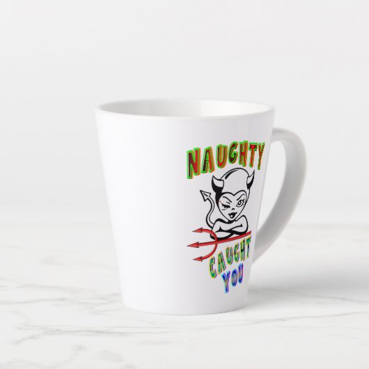 Naughty Caught Milchtasse (Rechte Ecke)