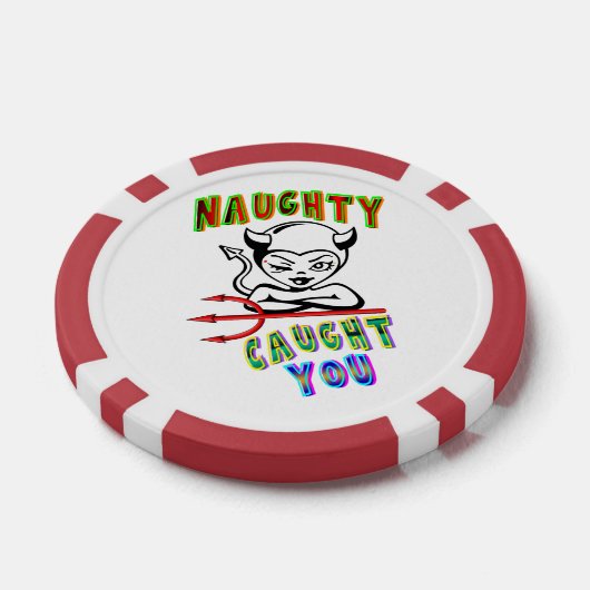 Naughty Caught Pokerchips (Einzeln)