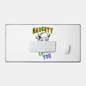 Naughty Caught Schreibtischunterlage (Tastatur & Maus)