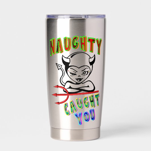 Naughty Caught Thermobecher (Vorderseite)