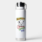 Naughty Caught Trinkflasche (Hinten)