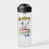 Naughty Caught Trinkflasche (Vorderseite)
