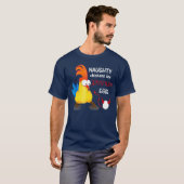 Naughty Chickens Lay Deviled Eggs Funny T-Shirt (Vorne ganz)