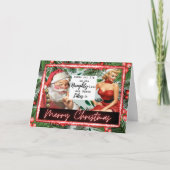 Naughty Christmas Card - Funny - Retro Husband Karte (Vorderseite)