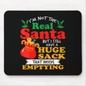 Naughty Christmas For Men Huge Package Sack Dirty  Mousepad (Vorne)