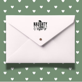 Naughty Christmas lustig Permastempel