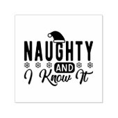 Naughty Christmas lustig Permastempel (Design)