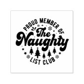 Naughty Christmas lustiges Thema Permastempel (Design)
