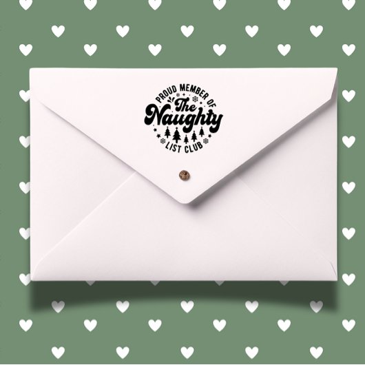 Naughty Christmas lustiges Thema Permastempel