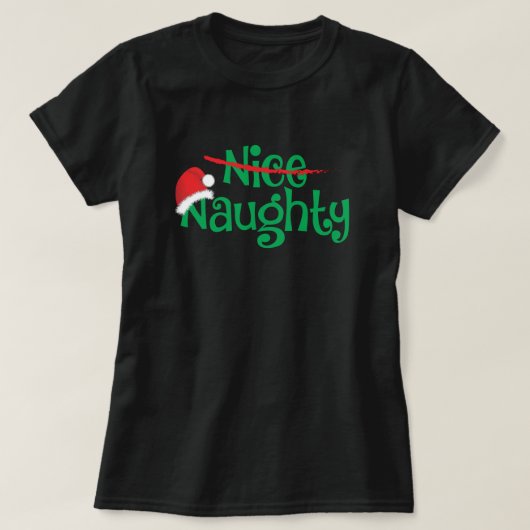 Naughty Christmas T-Shirt (Design vorne)