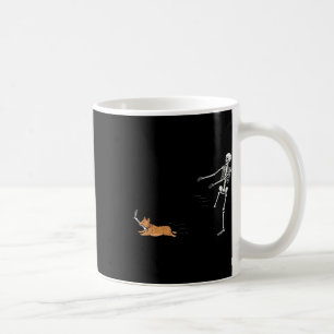 Naughty Corgi Dog Fun Skeleton Halloween Kaffeetasse