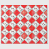 Naughty Devil Old English Sheepdog (Gray 1) Geschenkpapier (Flach)