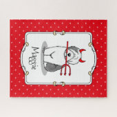 Naughty Devil Old English Sheepdog (Gray 1) Puzzle (Horizontal)
