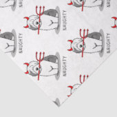 Naughty Devil Old English Sheepdog (Gray 1) Seidenpapier (Ausschnitt)