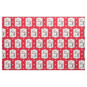 Naughty Devil Old English Sheepdog (Gray 1) Stoff (Fat Quarter (45,7 x 55,9 cm))