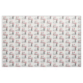 Naughty Devil Old English Sheepdog (Gray 1) Stoff (Fat Quarter (45,7 x 55,9 cm))