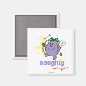 Naughty die ganze Nacht! Magnet (Vorderseite/Rückseite)