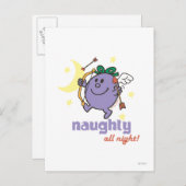 Naughty die ganze Nacht! Postkarte (Vorne/Hinten)