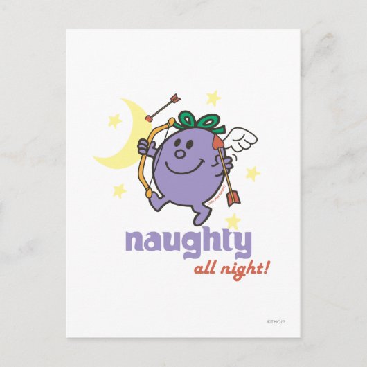 Naughty die ganze Nacht! Postkarte (Vorderseite)