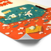  Naughty Dogs Illustration Poster (Ecke)