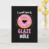 Naughty Donut Glaze Funny Card Karte (Gelbe Blume)