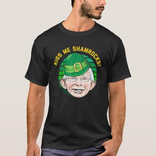 Naughty Dr Fauci Leprechaun St. Patrick's Day Sham T-Shirt (Vorderseite)