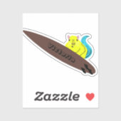 Naughty Eichhörnchen #1337 Surfen Aufkleber (Blatt)