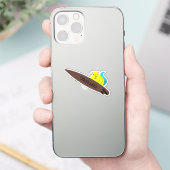 Naughty Eichhörnchen #1337 Surfen Aufkleber (Telefon)