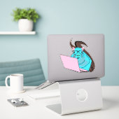 Naughty-Eichhörnchen #137 Aufkleber (Laptop auf Schreibtisch)