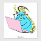 Naughty-Eichhörnchen #153 Aufkleber (Blatt)