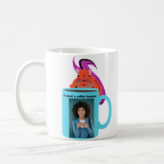 Naughty Eichhörnchen #156 Coffee Human Kaffeetasse (Links)