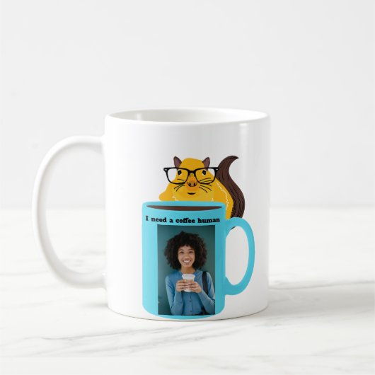 Naughty Eichhörnchen #159 Coffee Human Kaffeetasse (Links)