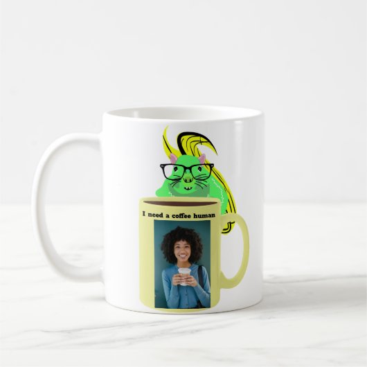Naughty Eichhörnchen #167 Coffee Human Kaffeetasse (Links)
