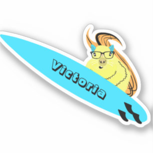 Naughty Eichhörnchen #1863 Surfen Aufkleber