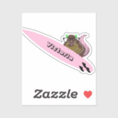 Naughty Eichhörnchen #2010 Surfen Aufkleber (Blatt)