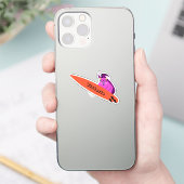 Naughty Eichhörnchen #2100 Surfen Aufkleber (Telefon)