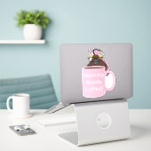 Naughty Eichhörnchen #211 Coffee Cup Aufkleber (Laptop auf Schreibtisch)